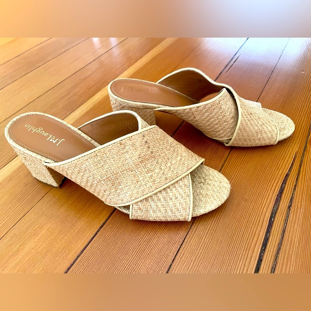 J. McLaughlin Raffia Sandals